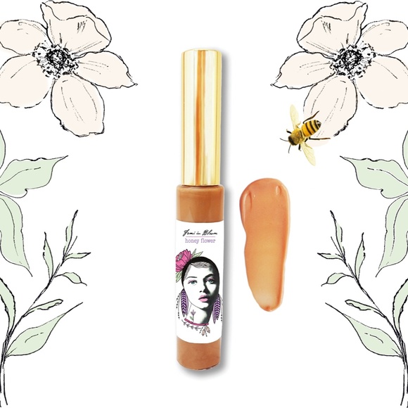Natural Honey Nude Glow Organic Lip Gloss Plumper Treatment - Picture 6 of 11